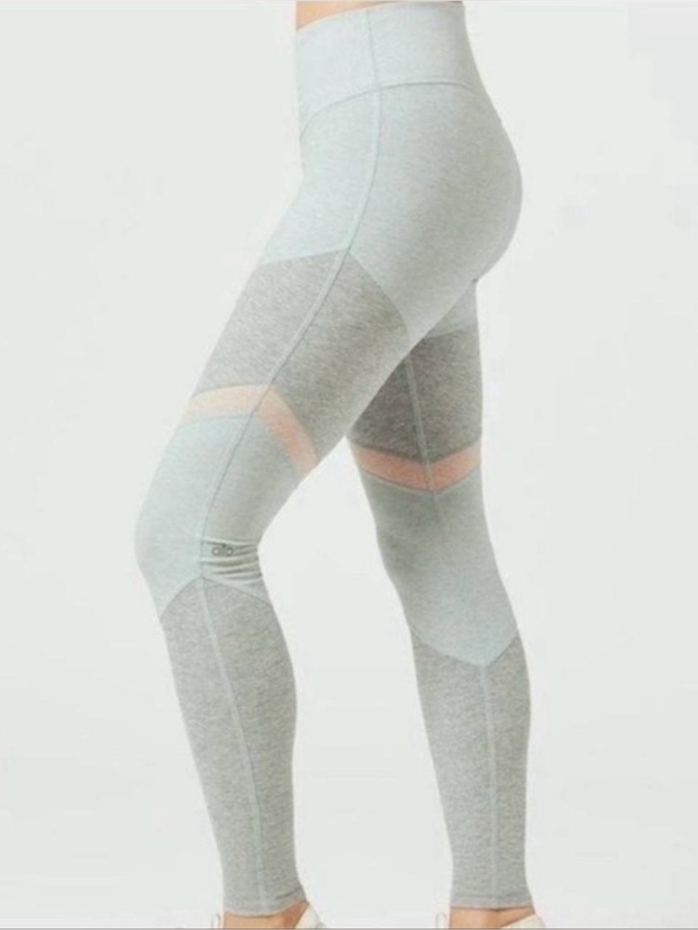 Alo Yoga High Waist Alosoft Sheila Legging Cloud Heather/Nectar Heather/Zinc Hea